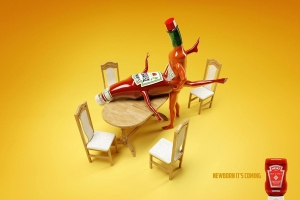 Une publicité HEINZ  ‘caliente’ à la sauce mexicaine très épicée !